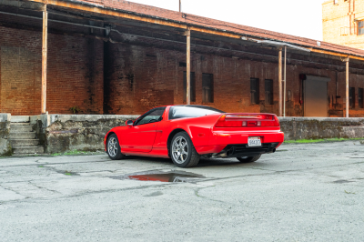 1995 Acura NSX in Formula Red over Black