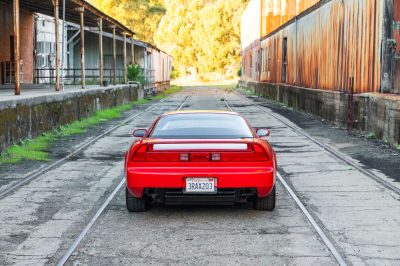 1995 Acura NSX in Formula Red over Black