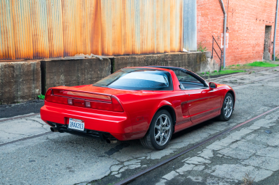 1995 Acura NSX in Formula Red over Black