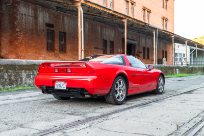 1995 Acura NSX in Formula Red over Black