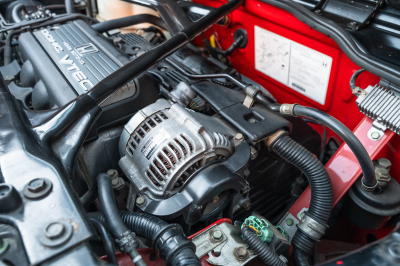 1995 Acura NSX in Formula Red over Black