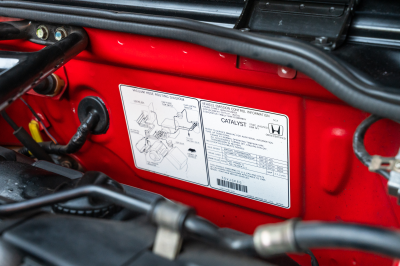 1995 Acura NSX in Formula Red over Black