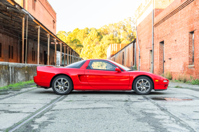 1995 Acura NSX in Formula Red over Black