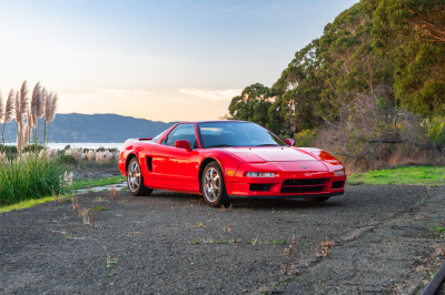 1995 Acura NSX in Formula Red over Black