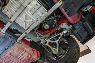 1995 Acura NSX in Formula Red over Black