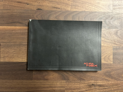 1995 Acura NSX in Formula Red over Black