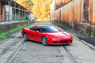 1995 Acura NSX in Formula Red over Black