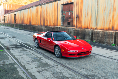 1995 Acura NSX in Formula Red over Black