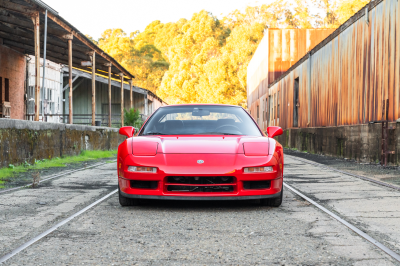 1995 Acura NSX in Formula Red over Black