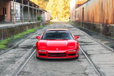 1995 Acura NSX in Formula Red over Black