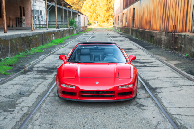 1995 Acura NSX in Formula Red over Black