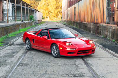 1995 Acura NSX in Formula Red over Black