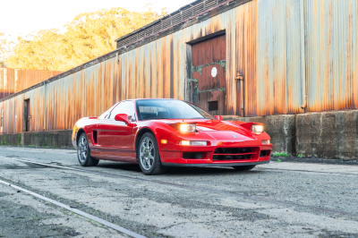 1995 Acura NSX in Formula Red over Black