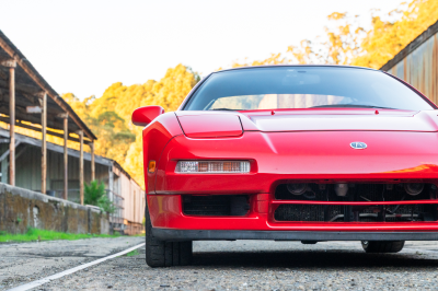 1995 Acura NSX in Formula Red over Black