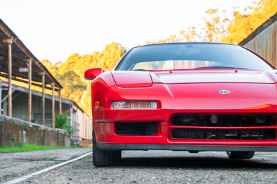 1995 Acura NSX in Formula Red over Black