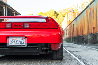 1995 Acura NSX in Formula Red over Black