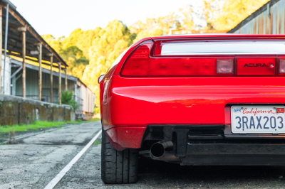 1995 Acura NSX in Formula Red over Black