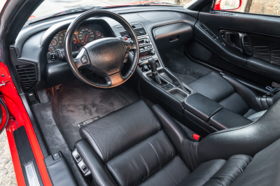 1995 Acura NSX in Formula Red over Black