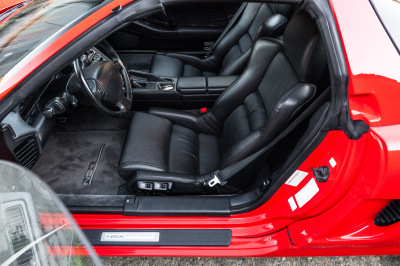 1995 Acura NSX in Formula Red over Black