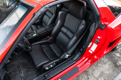 1995 Acura NSX in Formula Red over Black