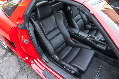 1995 Acura NSX in Formula Red over Black