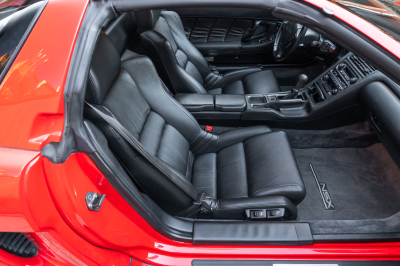 1995 Acura NSX in Formula Red over Black