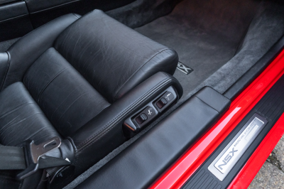 1995 Acura NSX in Formula Red over Black