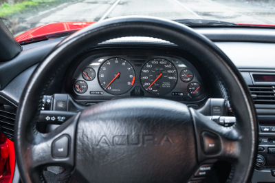 1995 Acura NSX in Formula Red over Black