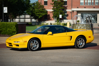 1999 Acura NSX in Spa Yellow over Black