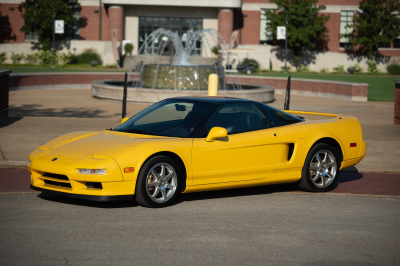 1999 Acura NSX in Spa Yellow over Black