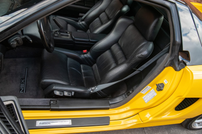 1999 Acura NSX in Spa Yellow over Black