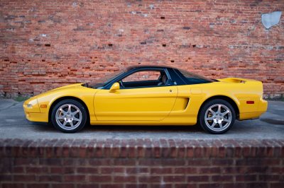 1999 Acura NSX in Spa Yellow over Black