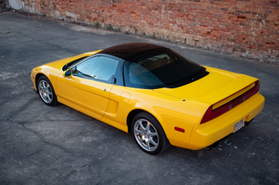 1999 Acura NSX in Spa Yellow over Black