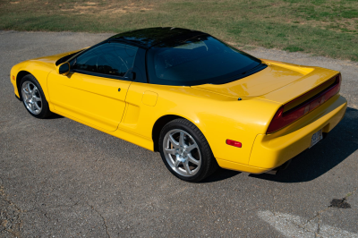 1999 Acura NSX in Spa Yellow over Black