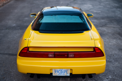 1999 Acura NSX in Spa Yellow over Black
