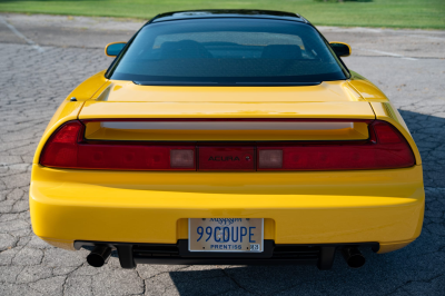 1999 Acura NSX in Spa Yellow over Black