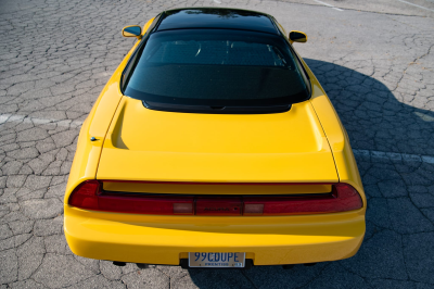 1999 Acura NSX in Spa Yellow over Black