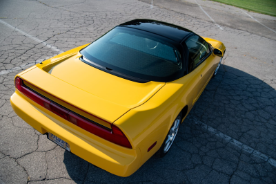 1999 Acura NSX in Spa Yellow over Black