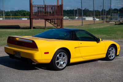 1999 Acura NSX in Spa Yellow over Black