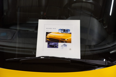 1999 Acura NSX in Spa Yellow over Black