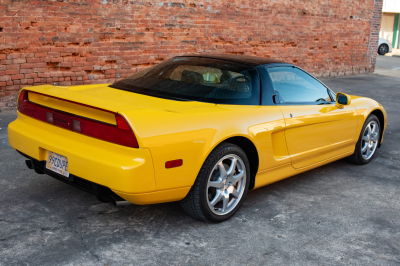 1999 Acura NSX in Spa Yellow over Black