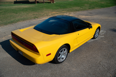 1999 Acura NSX in Spa Yellow over Black