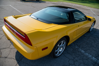 1999 Acura NSX in Spa Yellow over Black