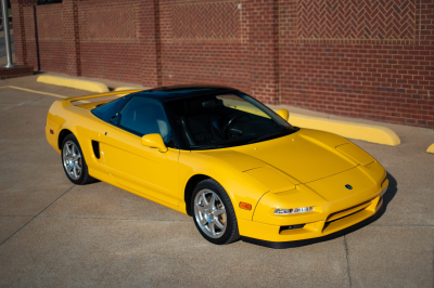 1999 Acura NSX in Spa Yellow over Black
