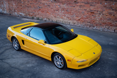 1999 Acura NSX in Spa Yellow over Black