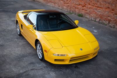 1999 Acura NSX in Spa Yellow over Black