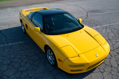 1999 Acura NSX in Spa Yellow over Black