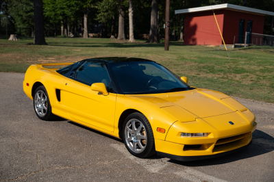 1999 Acura NSX in Spa Yellow over Black