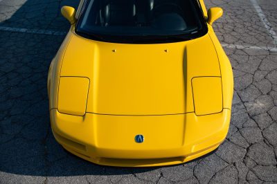 1999 Acura NSX in Spa Yellow over Black