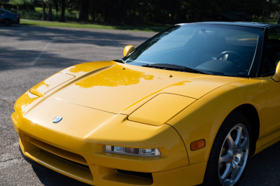 1999 Acura NSX in Spa Yellow over Black